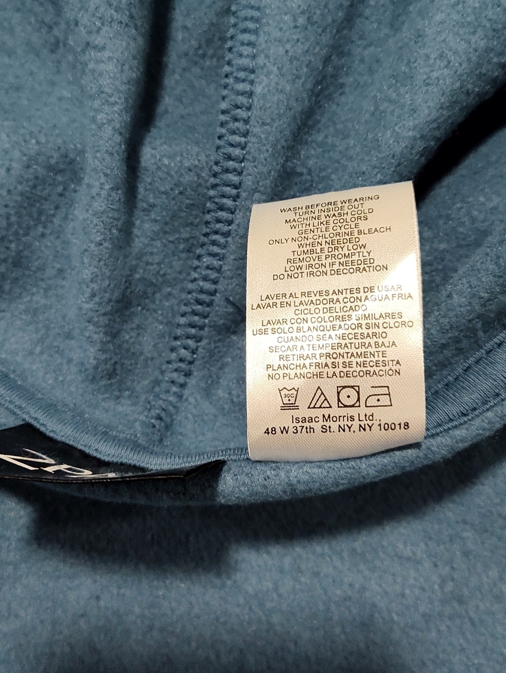 Tupac Shakur Men's Blue Steel 2PAC Graphic Full-Zip Jacket/Hoodie, Size XXXL - Picture 11 of 13